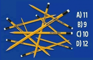 Only few people can get this right: How many pens do you see?