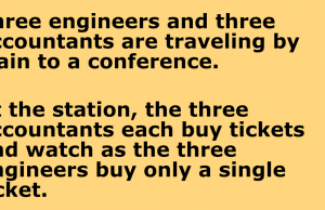 Three engineers and three accountants