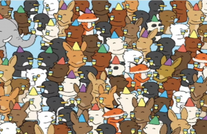 Can YOU spot the three empty glasses in this brainteaser?