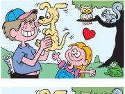 Puppy: Find 6 Differences.