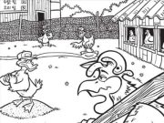 Hidden Picture: Baseball Game.