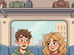 I noticed the pretty girl