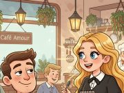 A man goes into a restaurant