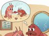 A crab and a lobster are secretly dating.