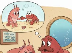A crab and a lobster are secretly dating.
