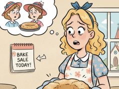 Alice was to bake a cake